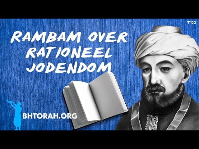 Rambam over rationeel jodendom
