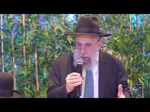 דברי הרב משה פיקל באירוע הסיום וההכתרה