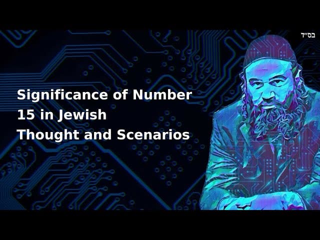 Significance of Number 15 in Jewish Thought and Scenarios