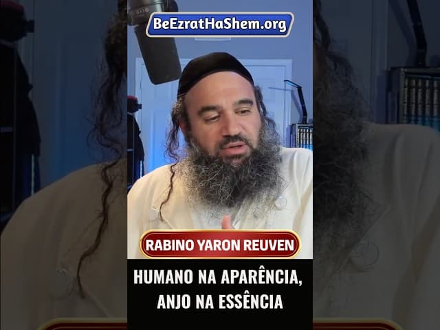 Humano na Aparência, Anjo na Essência #Torá #Judeu #RabinoYaronReuven