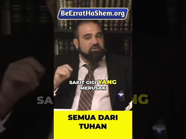 Kalau Semua dari Tuhan, Apa yang Bisa Disombongkan #Torah #Yahudi #RabiYaronReuven