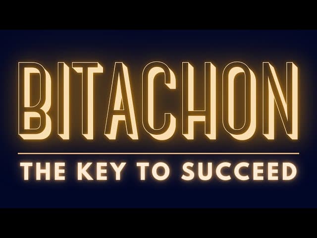 BITACHON: THE KEY TO SUCCEED