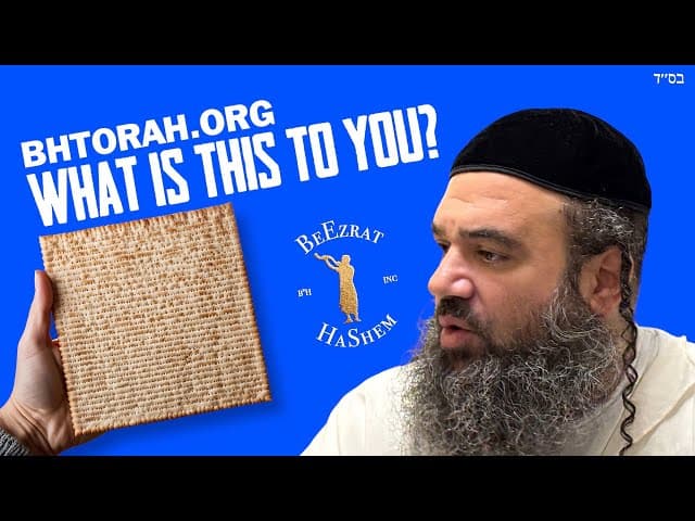 Why Do We Celebrate Pesach?
