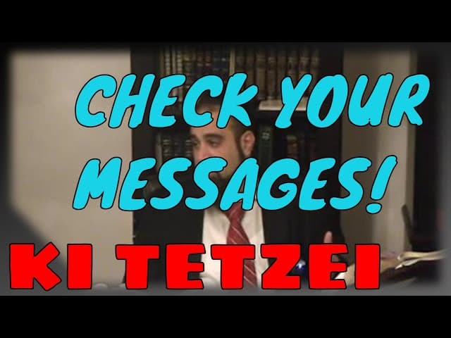 Parashat Ki Tetzei Personalized Message From God