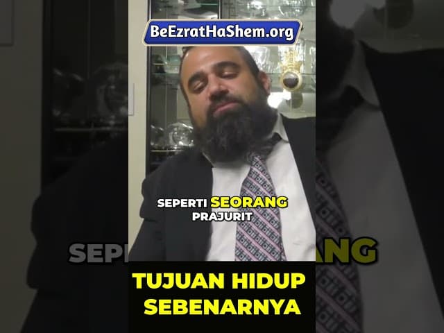 Mesilat Yesharim: Mengapa Dunia Ini BUKAN Tempat untuk Bersantai? #Torah #Yahudi #RabiYaronReuven