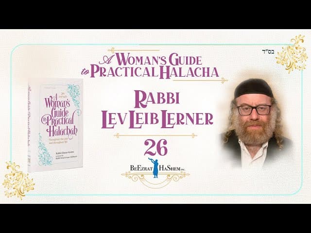 Halachos of Pesach (I) - Halachos for Women (26)