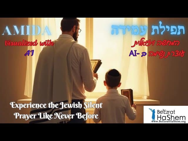 The Power of Amidah – A Stunning AI Journey with Rabbi Yaron Reuven & Son