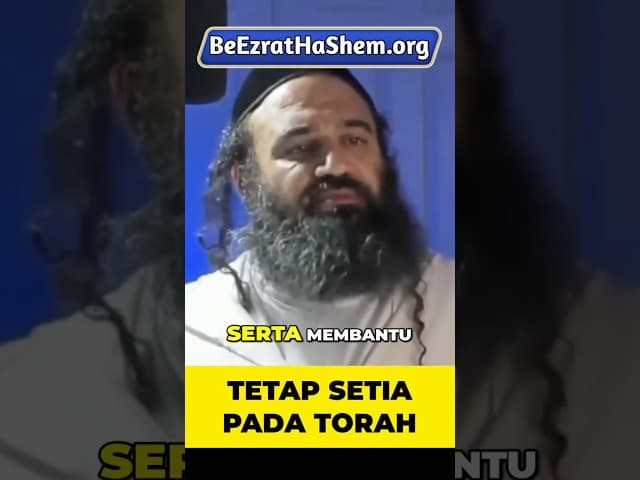 Menanti Mashiach Bukan Berarti Mengabaikan Torah #Torah #Yahudi #RabiYaronReuven
