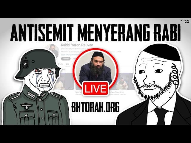 Anti-Semit Menyerang Rabi Dalam Siaran Langsung Dan Menyesalinya