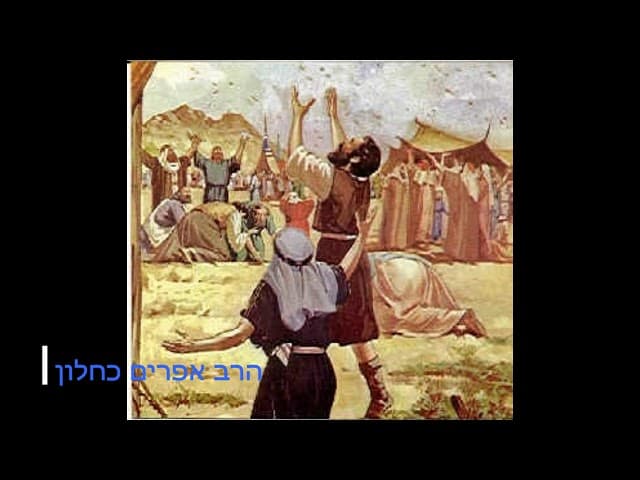 פרשת בשלח פרנסה משמים מהרב אפרים כחלון