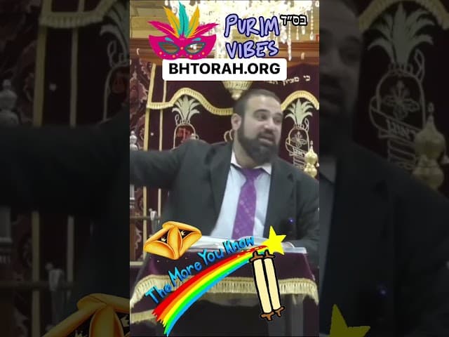 We Have A Lot To Learn From Haman #Torah #RabbiYaronReuven #motivation