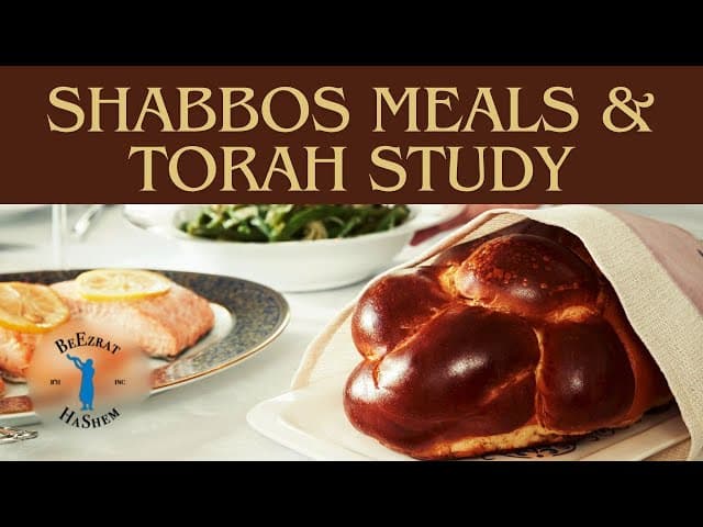 Proper Torah Study and Eating Habits on Shabbos