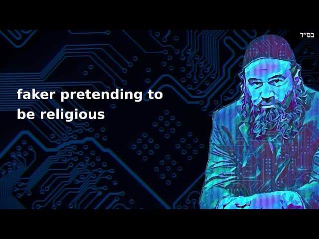 faker pretending to be religious