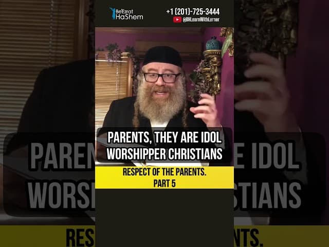 Jewish Converts 💡 Respect of the parents 5️⃣ #shorts #torah