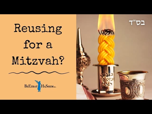 May One Secure a Havdalah Candle to It's Holder With Leftover Wax?