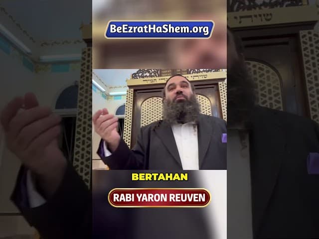 Mengapa Abraham Hanya Menangis Sedikit? #Torah #Yahudi #RabiYaronReuven