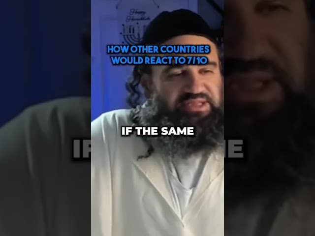 Compare Israel Reaction to terrorism to CHINA RUSSIA USA  #RabbiYaronReuven #judaism #IsraeliCrimes