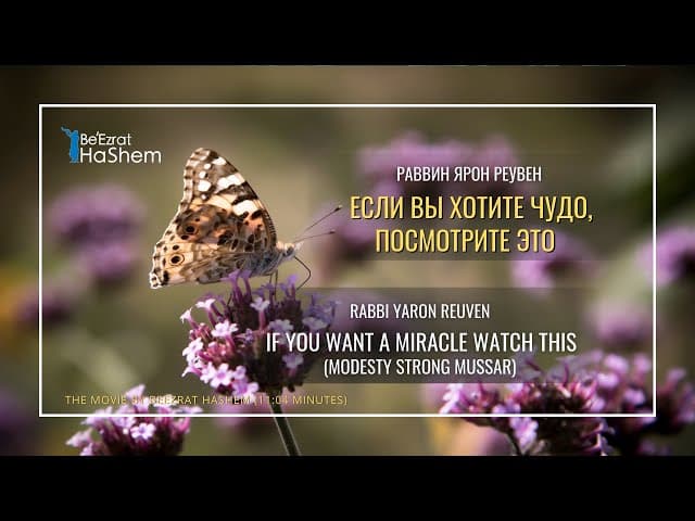 Если вы хотите чудо, посмотрите это | Раввин Ярон Реувен