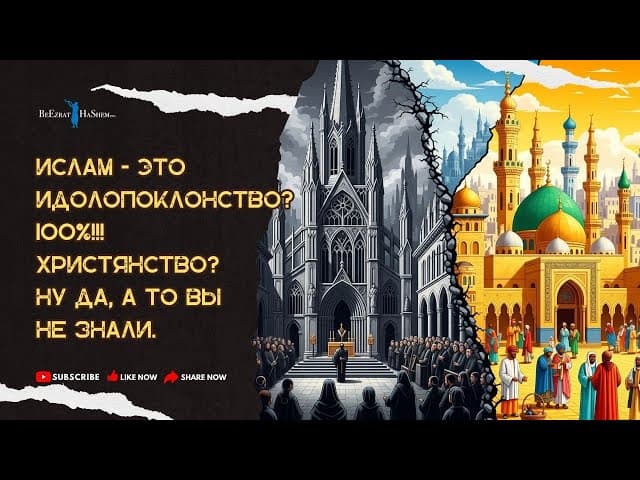Ислам - это идолопоклонство❓100%!!! Христианство? Ну да, а то вы не знали. #Тора