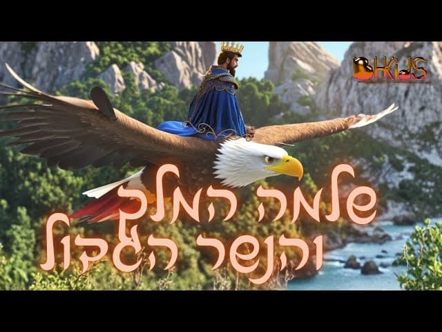 שלמה המלך והנשר הגדול 👑🦅 🌟