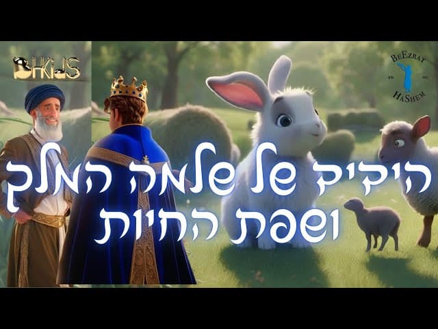 הידיד של שלמה המלך ושפת החיות👑🐶🐓