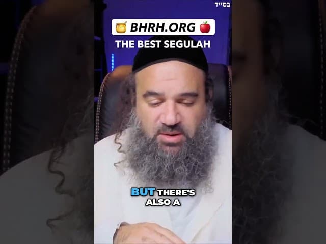 La mejor segulá para Rosh Hashaná.