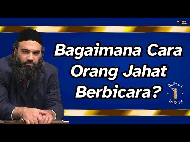 Orang Jahat Banyak Bicara Tapi Sedikit Berbuat