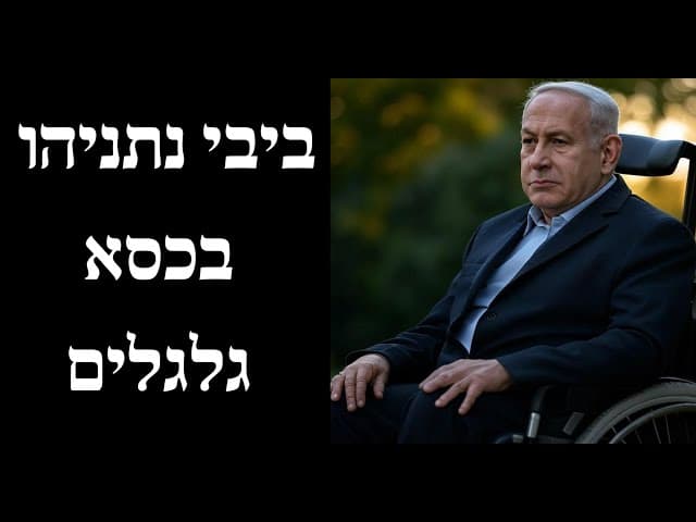 ביבי נתניהו בכסא גלגלים