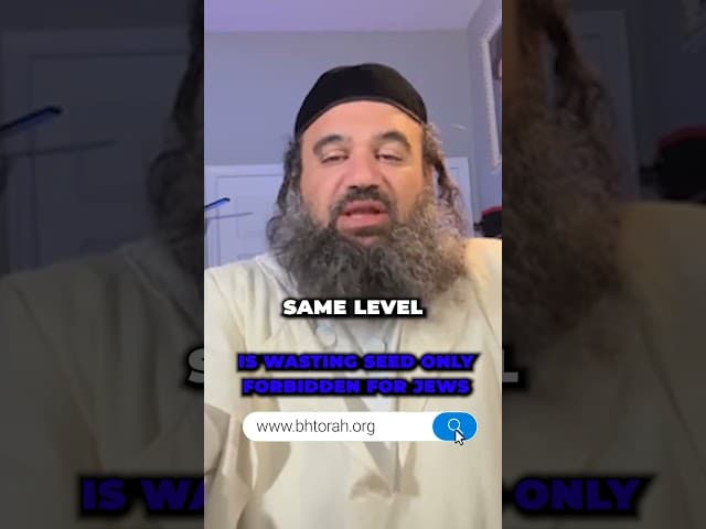 Is Wasting Seed Only Forbidden for Non Jews