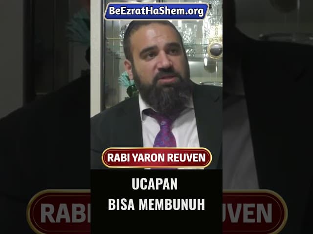 Lashon Hara: Ketika Ucapan Menjadi Pembunuhan #Torah #Yahudi #RabiYaronReuven