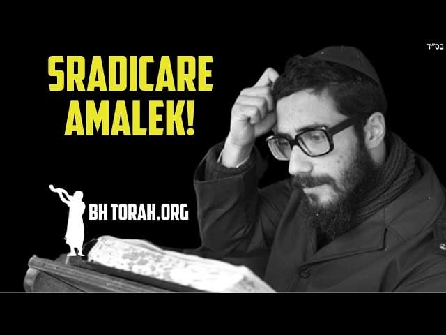 Rabbino Yaron Reuven aiuta studenti contro Amalek