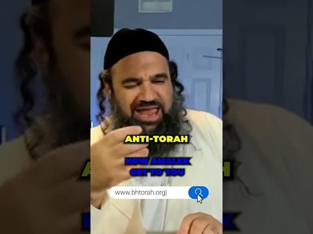 How Amalek Get to You #Torah #OrthodoxJudaism #RabbiYaronReuven #Judaism