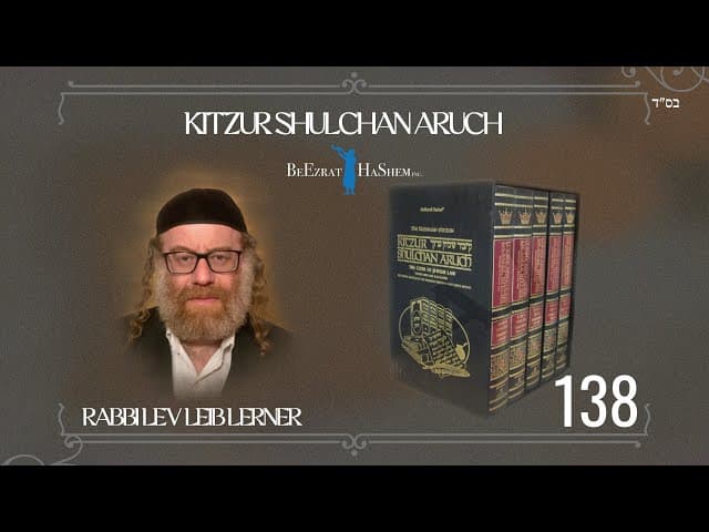 When Forget to Recite Blessing on Food - Kitzur Shulchan Aruch (138)