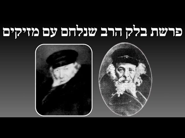 פרשת בלק הרב שנלחם עם מזיקים