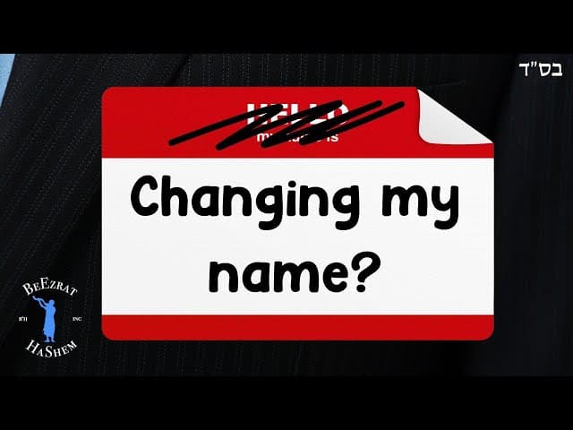 Should You Change Your Name After Conversion?