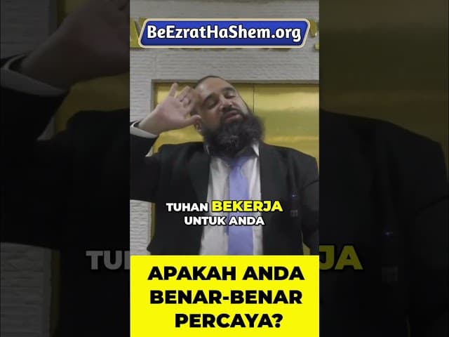 Saat Keyakinan Mengubah Segalanya #Torah #Yahudi #RabiYaronReuven