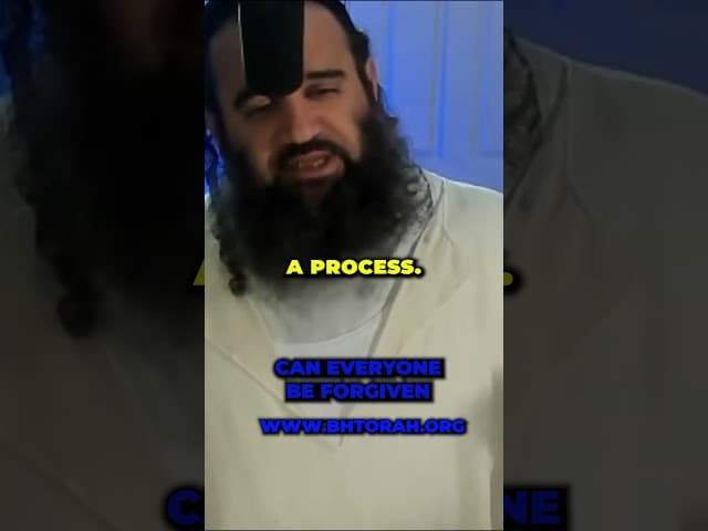 Can Everyone Be Forgiven? #rabbiyaronreuven #jewishinspiration #God #torah