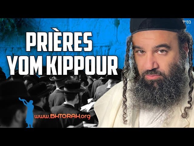 Choses qui détruisent votre prière à Yom Kippour