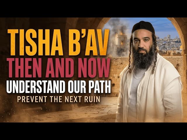 Tisha B’Av Rabbi Yaron Reuven is live!