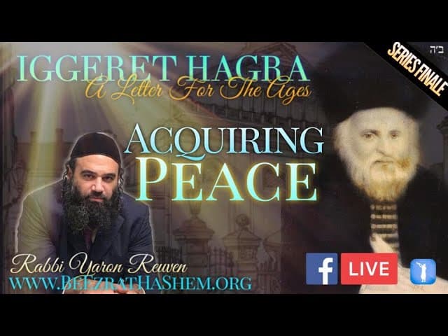 Acquiring PEACE - IGGERET HAGRA (40) (SERIES FINALE)