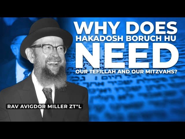 Rav Avigdor Miller ztl tentang Apakah Tuhan Butuh Kita?