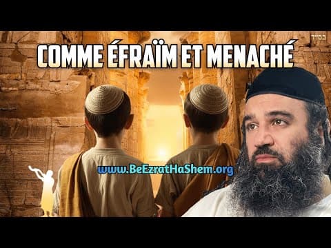 Parashat Vayechi: La bénédiction d'Efraïm et Ménashe