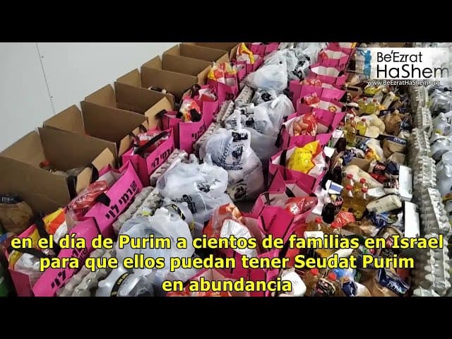 PURIM 5782 Ayudando a Judíos Pobres en Israel