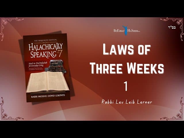 Laws of Three Weeks (1)