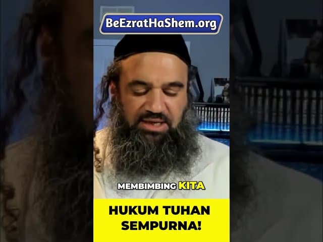 Torah Hukum Tuhan yang Sempurna? #Torah #Yahudi #RabiYaronReuven
