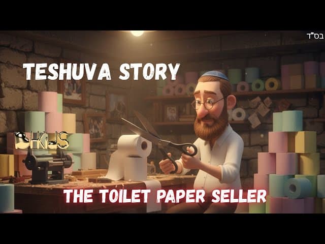 TeShuva Story of the Toilet Paper Seller | TORAH FOR KIDS AI