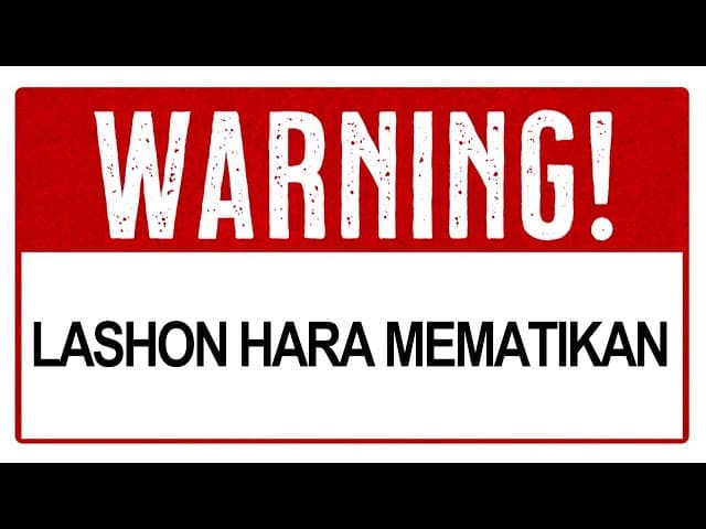 PERINGATAN: Lashon Hara Mematikan