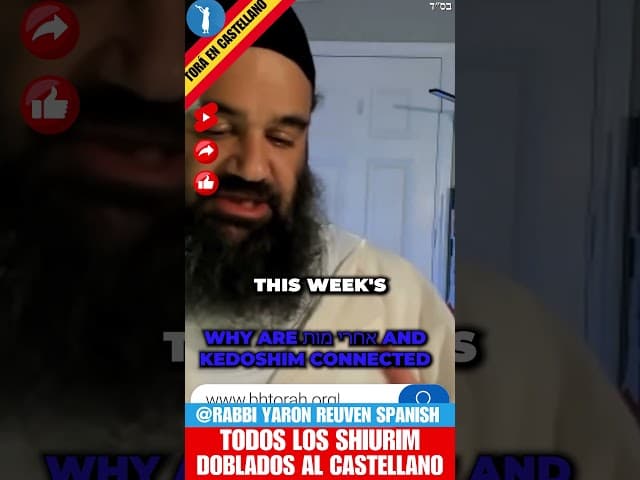 Los Judíos y la obligación de ser Santos! LGBTQb - Kedoshim y Ajarei Mot - Doblado al Castellano