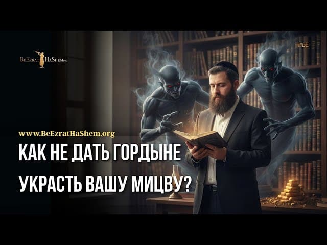 Ловушка гордыни после Мицвы: как не потерять награду?