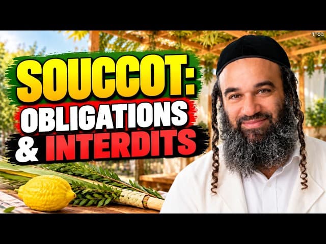 Les Mitzvot de Souccot : Ce qu’il faut faire et ne pas faire